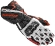 Spidi Racing Leather Gloves CARBO 5 White Red