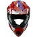 Vemar VH Taku Eye Cross Enduro Motorcycle Helmet Red White Blue