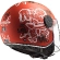Jet Moto Helmet Ls2 OF558 SPHERE LUX Skater Matt Red