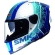 SMK Force Koster Full Face Helmet Glossy Blue / White