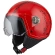 NZI Zeta 2 Open Face Helmet Glossy Sprint Fluo Red