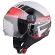 NZI Capital Vision Open Face Helmet Glossy Plus White / Red