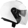 Motorcycle Helmet Jet Givi X.22 Planet Single Color Double White Visor