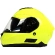 Integral Motorcycle Мотошлем BHR 814 Double визор Single Color Yellow Fluo