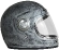Full Face Motorcycle Helmet Vintage Origin VEGA CUSTOM Silver Matt