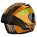 NOLAN N60-6 Sport Hotfoot Full Face Helmet Led Orange / Black / Light Green