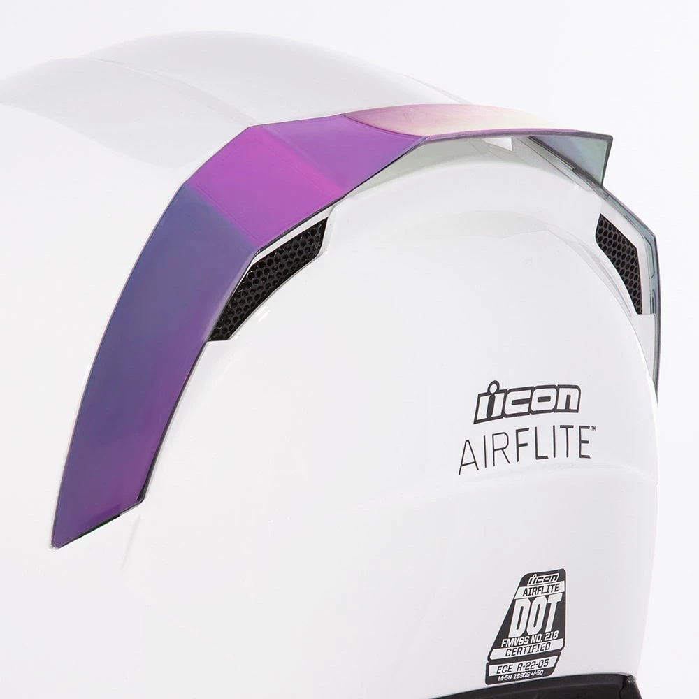 Спойлер для шлема Icon Airflite фиолетовый зеркальный